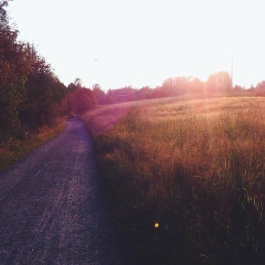 Bild på solnedgång från Isabell